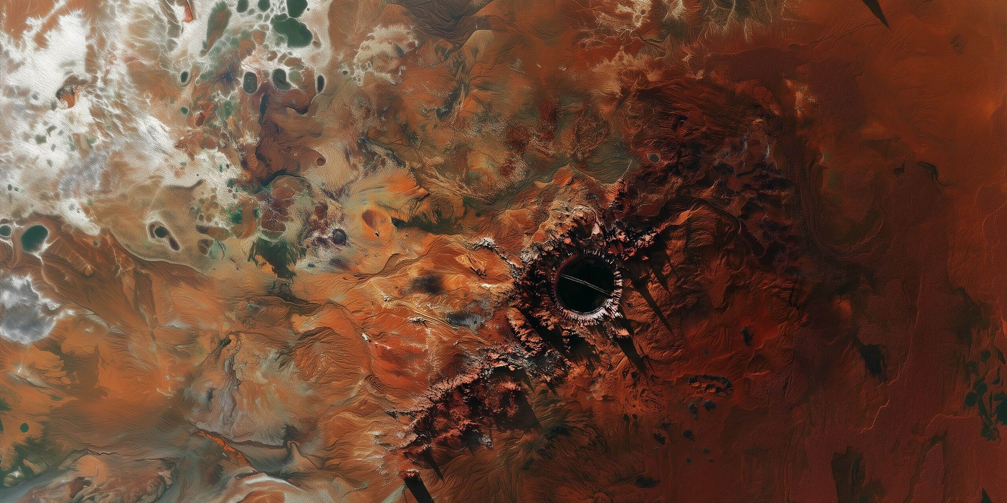 image:使用AI辅助完成星球地表的美术设计。